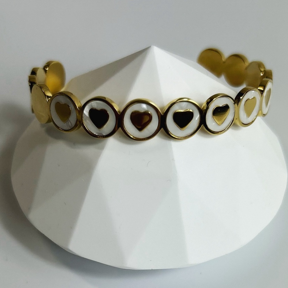 Meg N’ Mau jewels ,bracelet stainless steel 18 K.